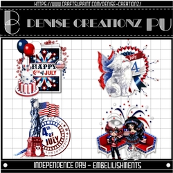 Independence Day Embellishments