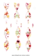 Flower Paper Bows 04
