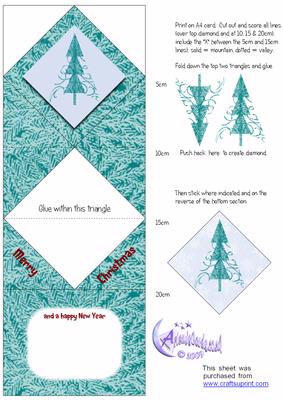 Christmas Tree Diamond Top