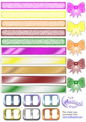 Ribbons, Buckles and Bows Set 2
