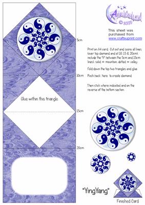 Ying Yang Mandala Diamond Top
