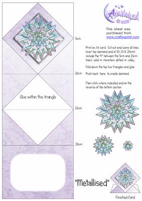 Metallised Mandala Diamond Top