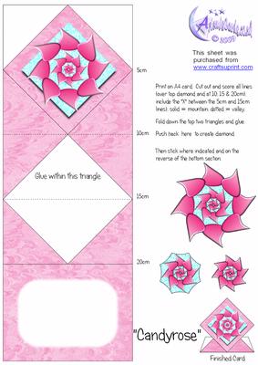 Candy Rose Mandala Diamond Top