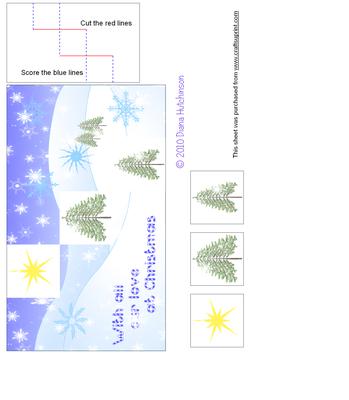 Triple Step Christmas Scene