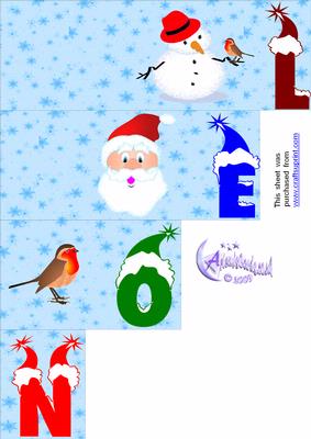 Noel Book Sheet