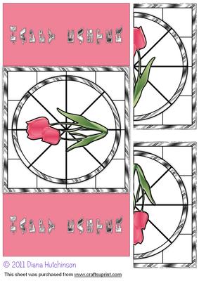Stained Glass Tulip