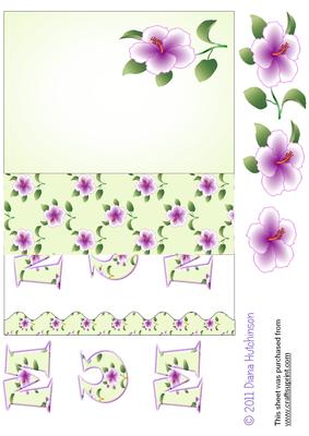 No Hole Fold Back Hibiscus