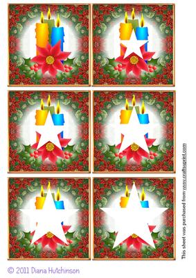 Poinsettia and Candles