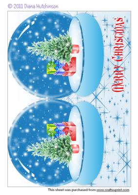 Tree and Gifts Snowglobe