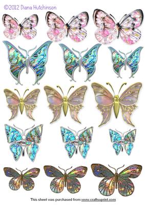 Metal Butterflies