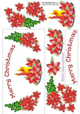 Poinsettia Dl Card Front