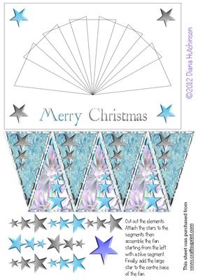 Stars Faux Fan