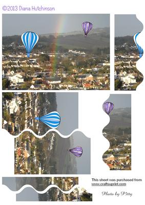 Hot Air Balloons Over Dawlish