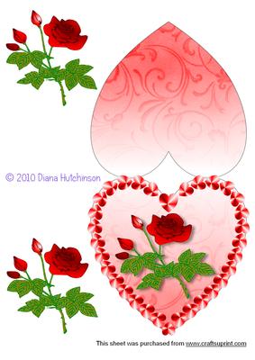 Red Rose Heart