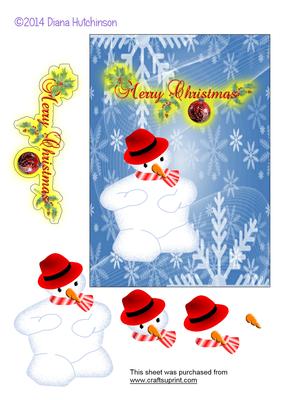 Merry Christmas Snowman