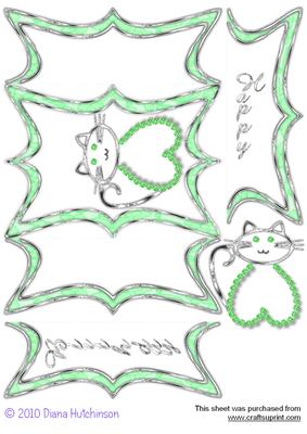 Emerald Cat Gate Fold