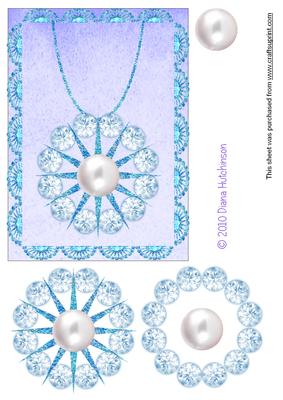 Diamonds and Pearls Card Front