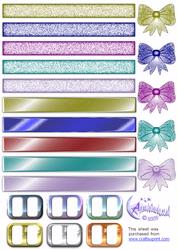 Ribbons, Buckles and Bows Set 3