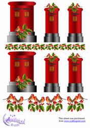 Postbox and Robins Toppers