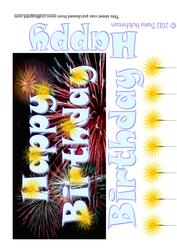 Fireworks Dl Card Front