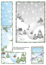 Village Triptych Card Front