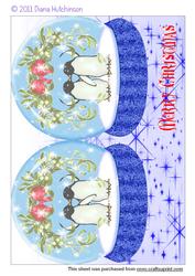 Mistletoe Snowglobe