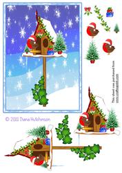 Birdhouse 5x7" Card Front