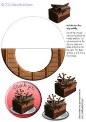 Chocolate Cake Wobble Card
