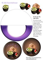 Chocolates Wobble Card