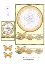 Lacy Butterfly Card Front