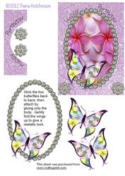 Birthday Butterfly Card Front