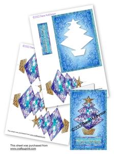 3D 5x7 Christmas Tree