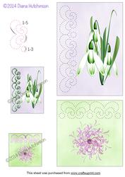 Snowdrops and Honeysuckle