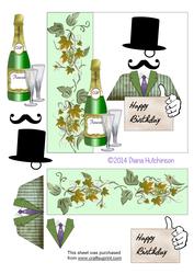 Champagne Charlie Card Front