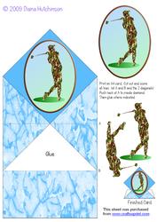 Male Golfer Diamond Top