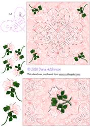 Pink Roses Card Front