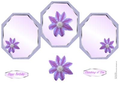 Octagon Shape Castle Card