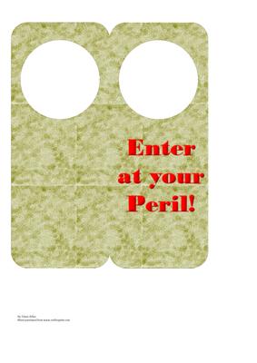 Enter at Your Peril