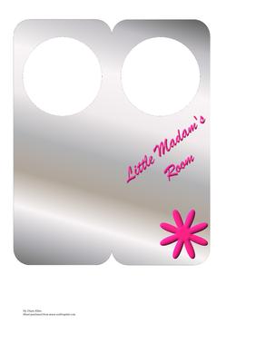 Little Madam Door Hanger