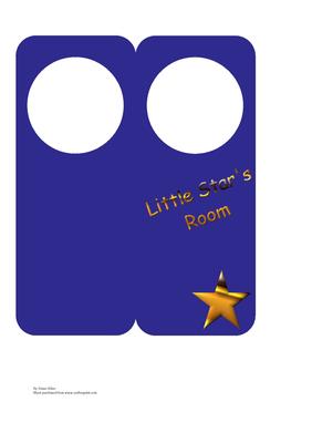 Little Star Door Hanger