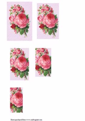 Pink Rose Bouquet Pyramid