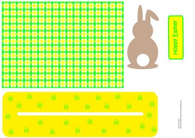 Easter Bunny Slider Sheet