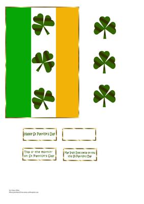 St Patrick's Day Quick Card