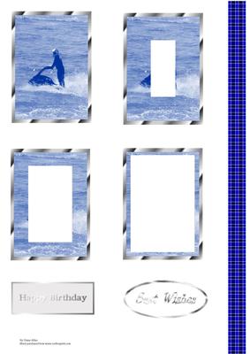 Jet Skier Inverted Pyramid