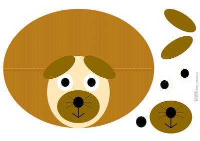Cartoon Dog Wobble Card