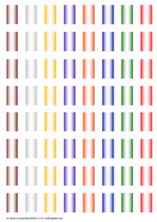 Slotted Ribbon Borders Satin Effect Bold Colours