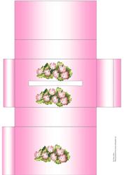 Pocket Tissue Box Pink Floral