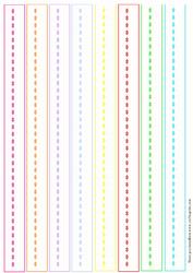 Daisy Border Digital Ribbons