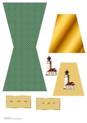 Lighthouse Trapezoid Card