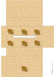Autumn Leaf Pocket Tissue Box